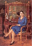 Mashkov, Ilya Portrait of Z. D. R oil on canvas